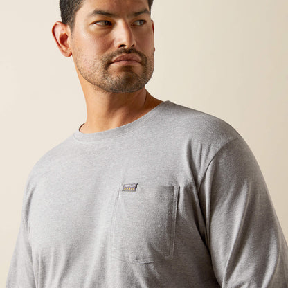 Ariat Popular | Rebar Cotton Strong Standard Pocket T-Shirt