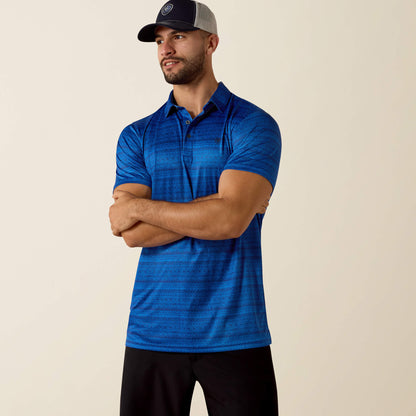 Ariat Recommended | All Over Print Fitted Polo