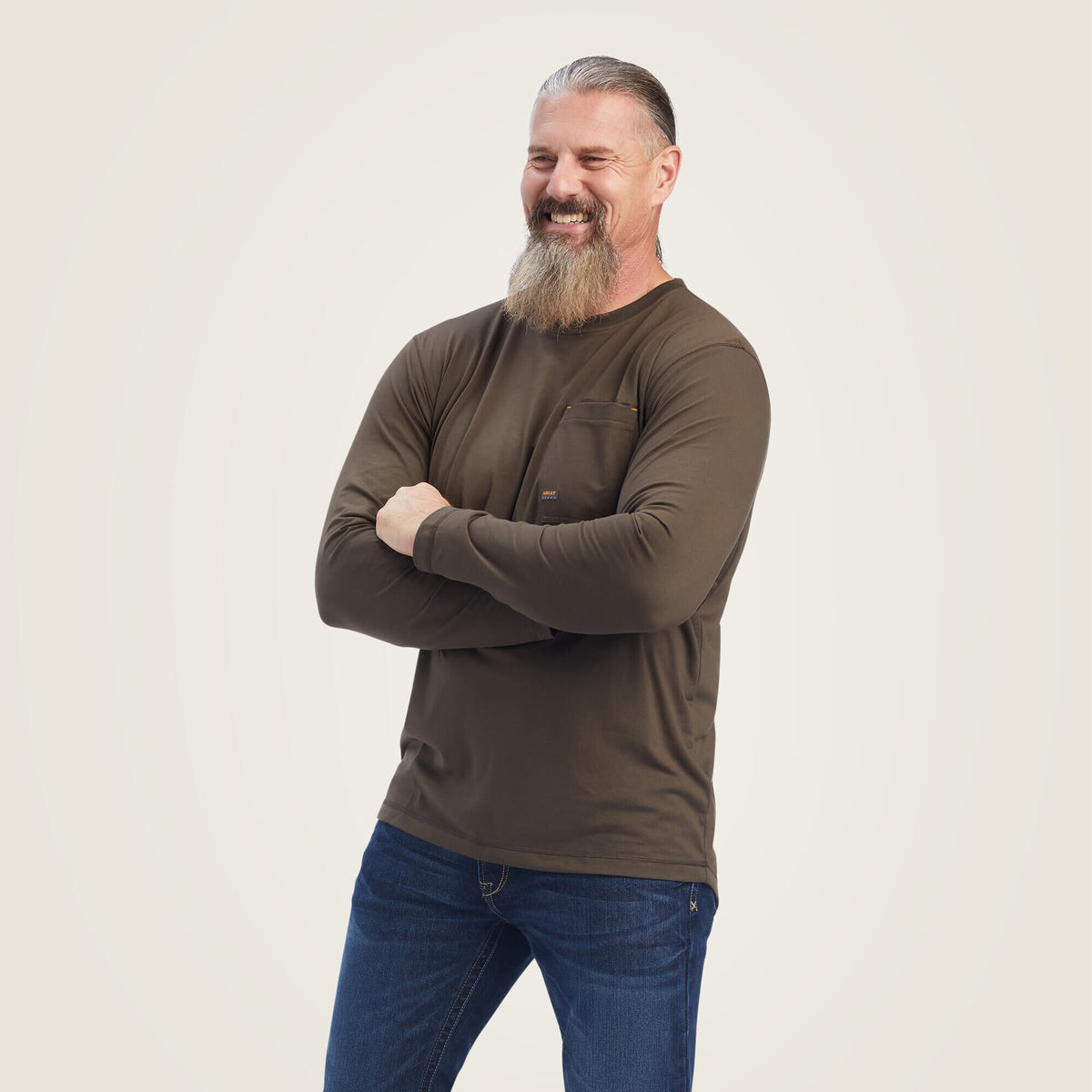 Ariat Best Price | Rebar Workman Reflective Flag Graphic T-Shirt