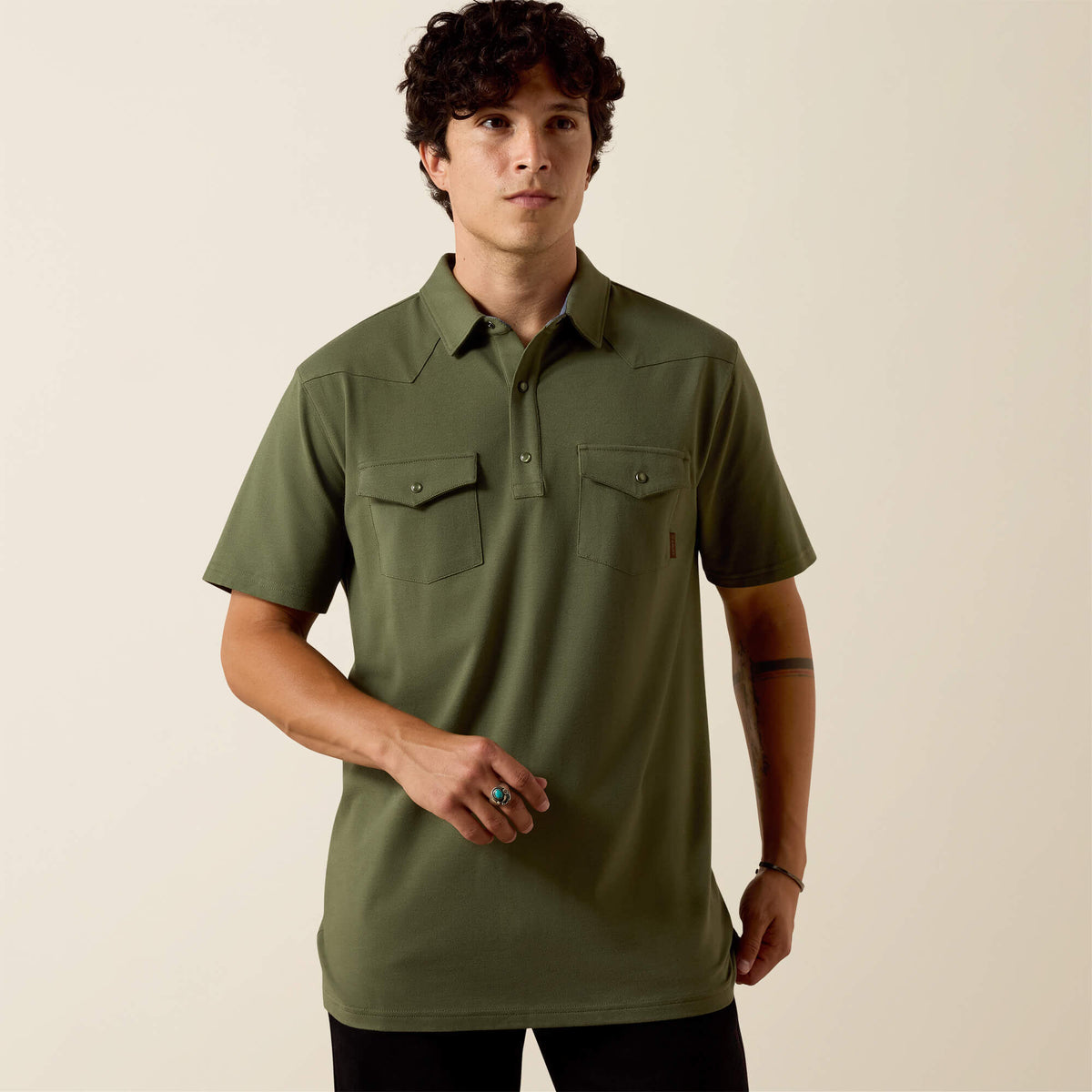 Ariat Customer Favorite | Retro Western Snap Polo