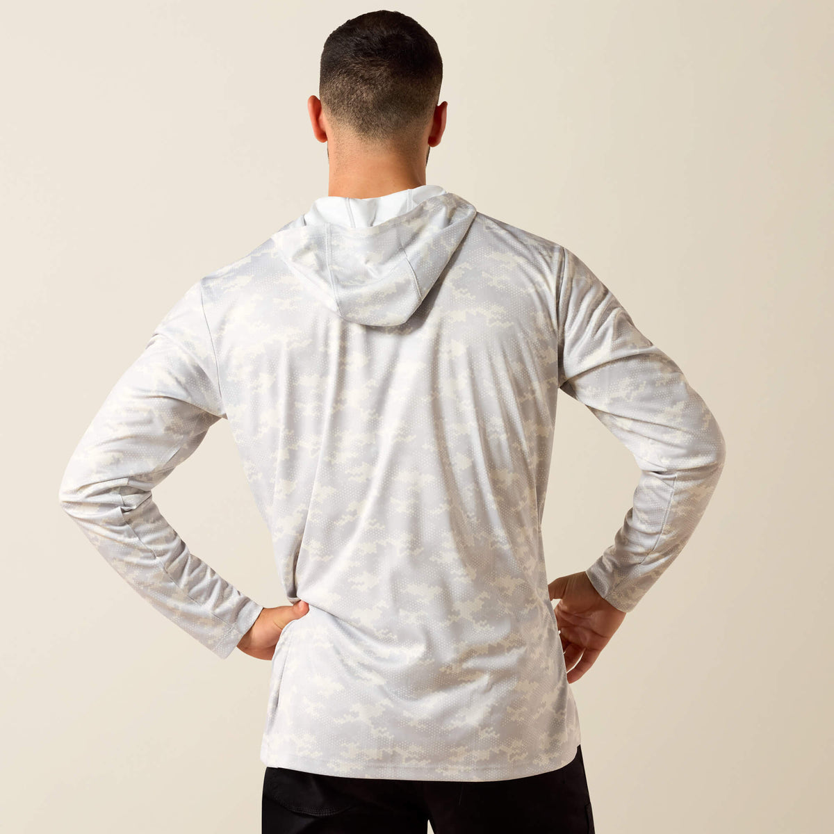 Ariat Signature | Rebar Sunblocker Printed Craft Hooded Long Sleeve T-Shirt