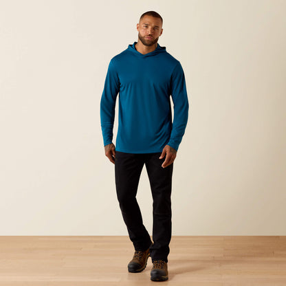 Ariat Best Price | Rebar Sunblocker Outdoor Hooded Classic Fit Long Sleeve T-Shirt