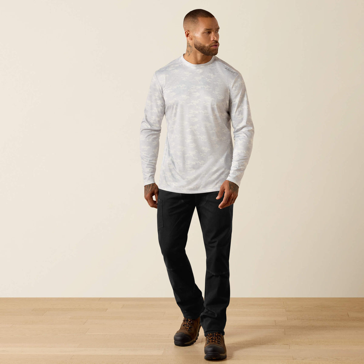 Ariat Classic | Rebar Sunblocker Printed Long Sleeve T-Shirt