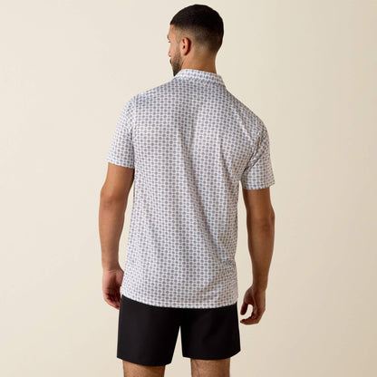 Ariat Hot Sale | All Over Print Fitted Polo