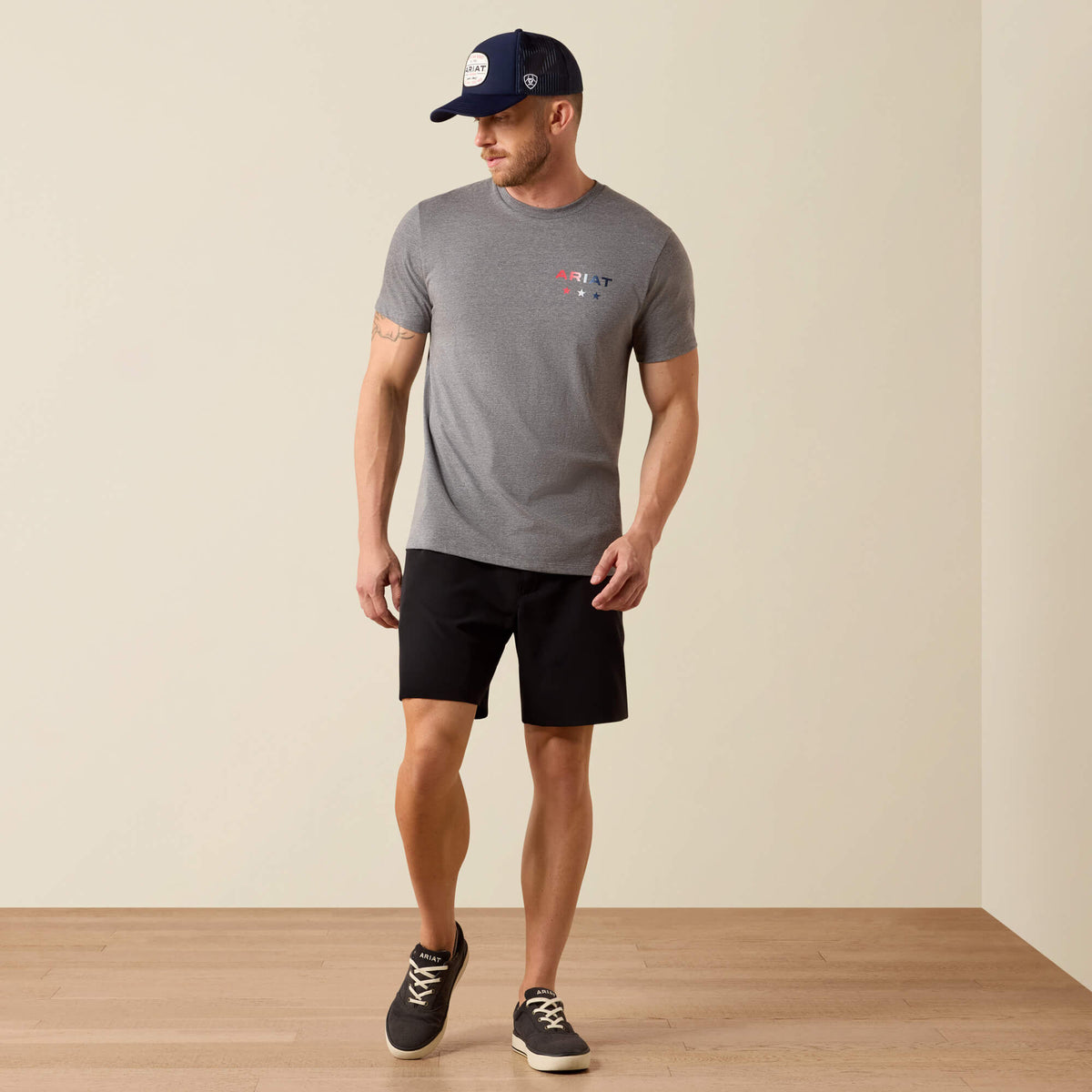 Ariat New | Ariat USA Pat Badge T-Shirt