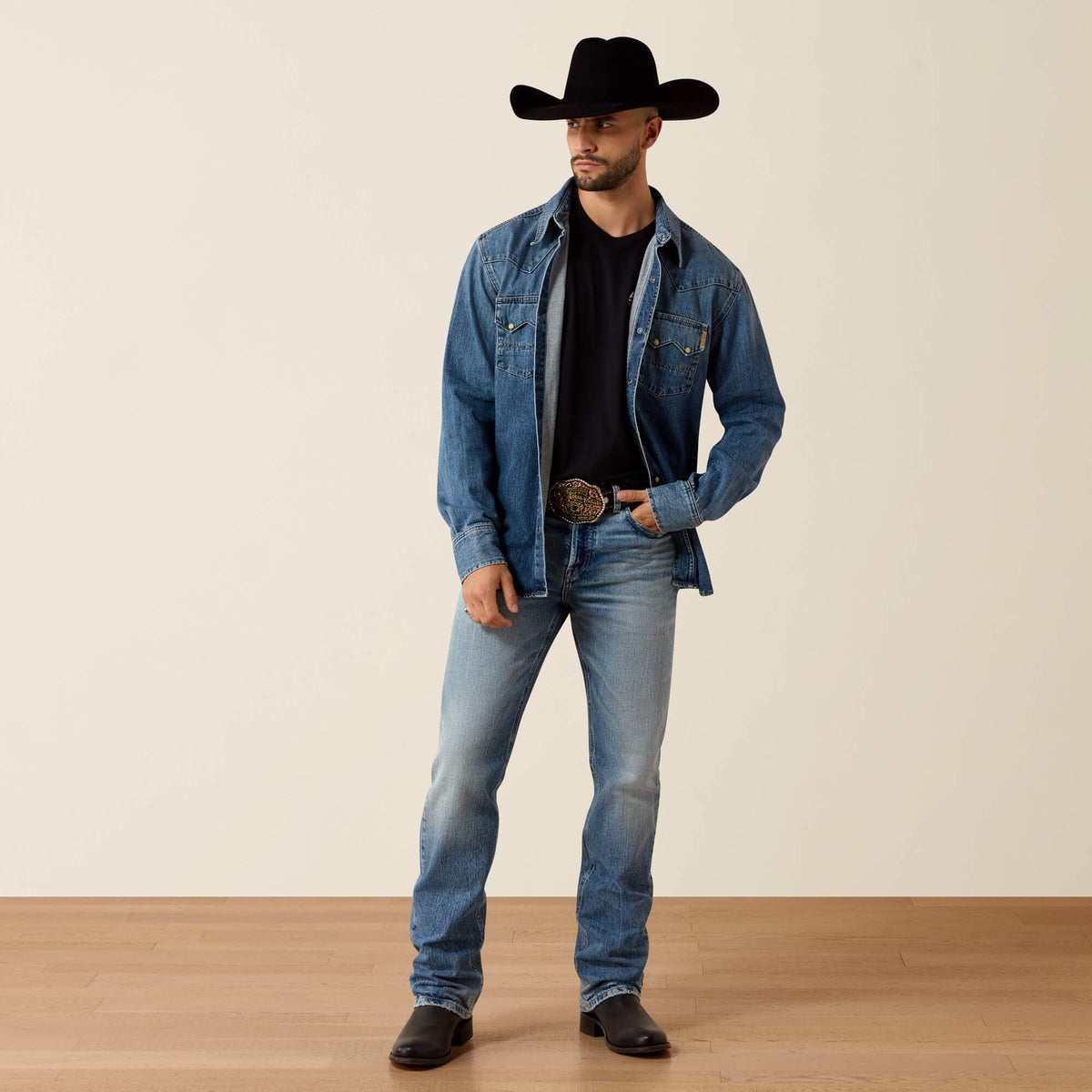 Ariat Best Seller | Sawtooth Denim Retro Fit Shirt