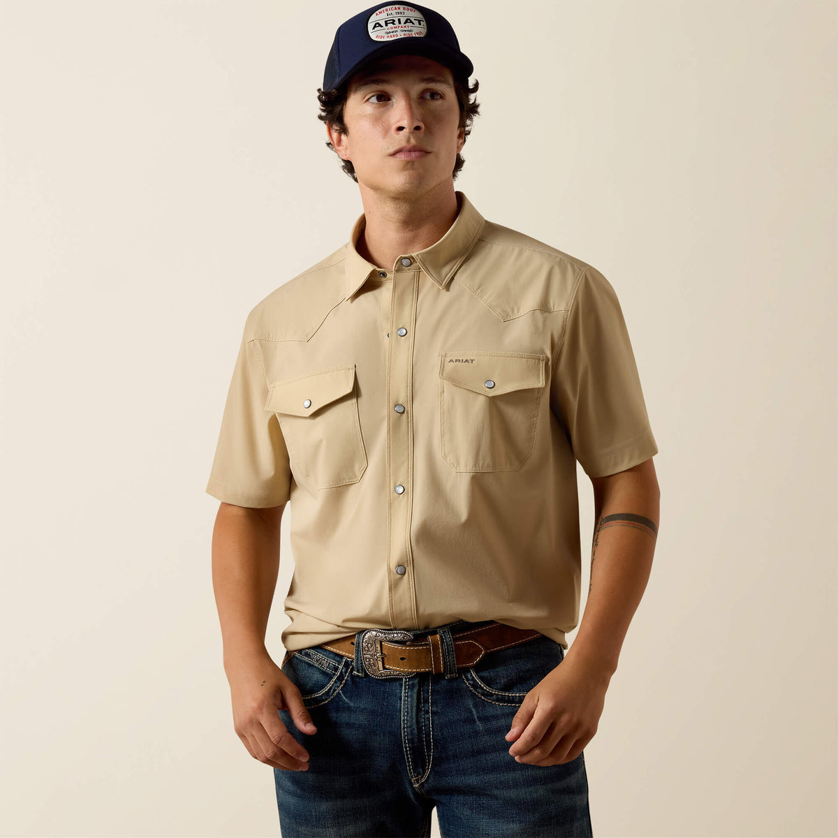 Ariat Latest | FrontierTough VentTEK Western Fitted Snap Shirt