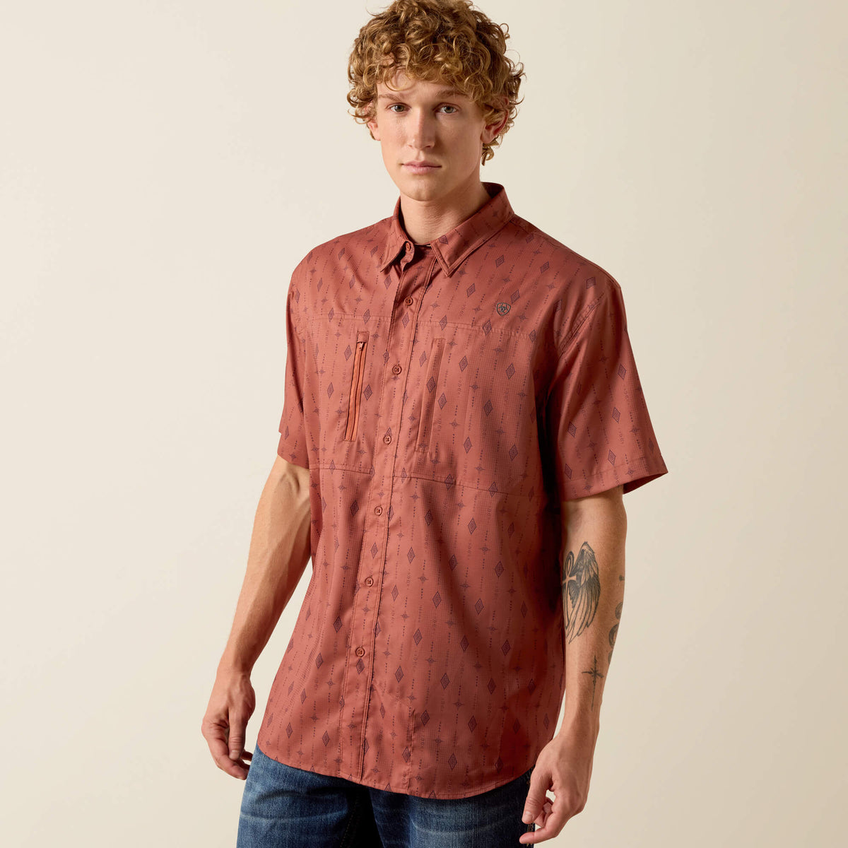 Ariat Exclusive | Printed VentTEK Classic Fit Shirt