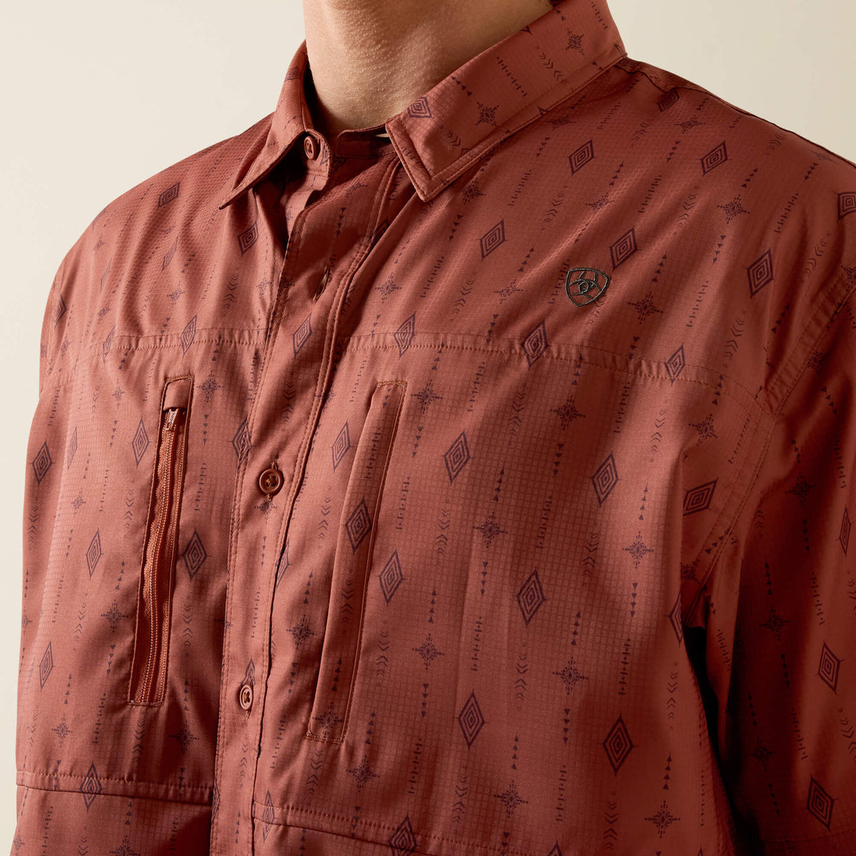 Ariat Exclusive | Printed VentTEK Classic Fit Shirt