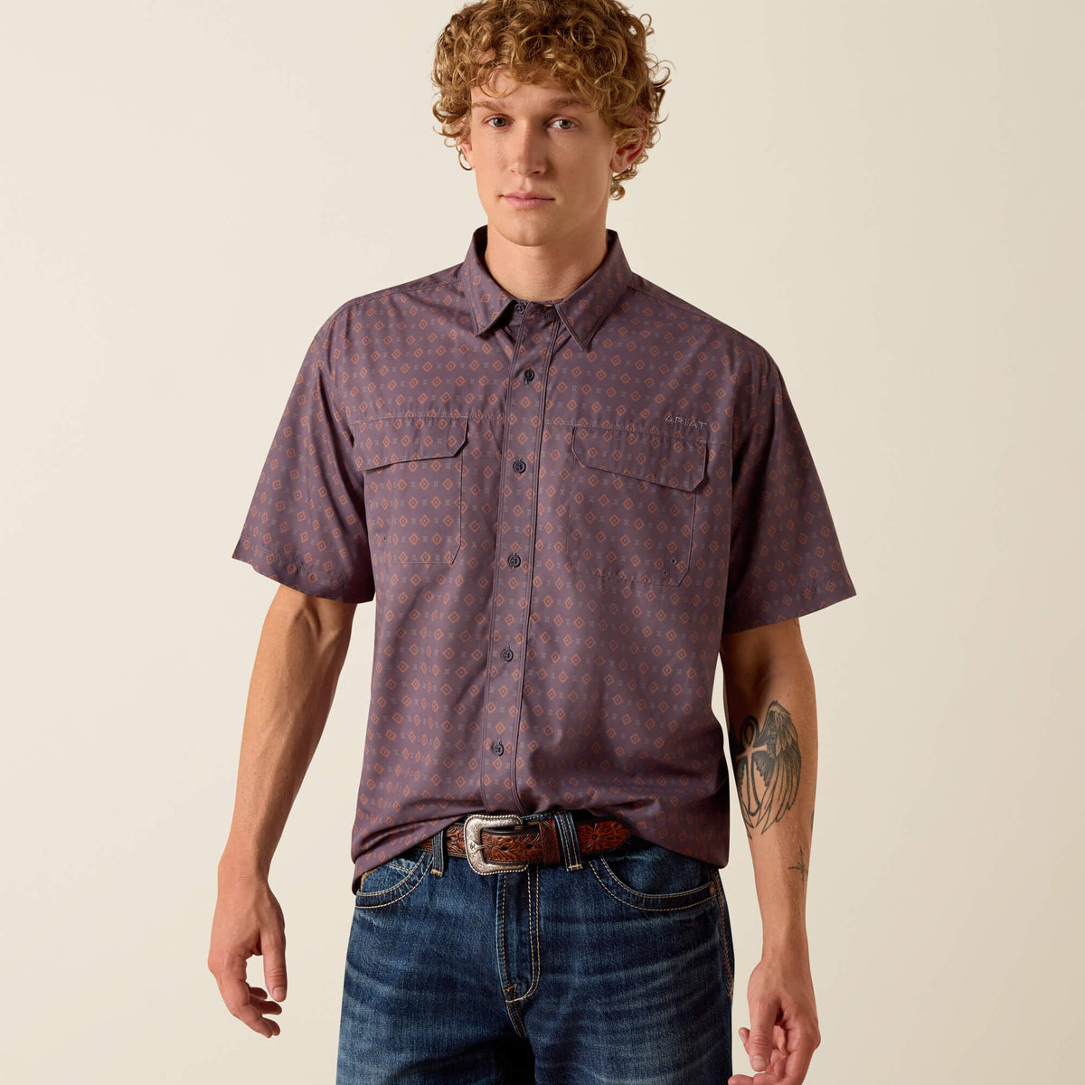 Ariat Value | Printed VentTEK Outbound Classic Fit Shirt