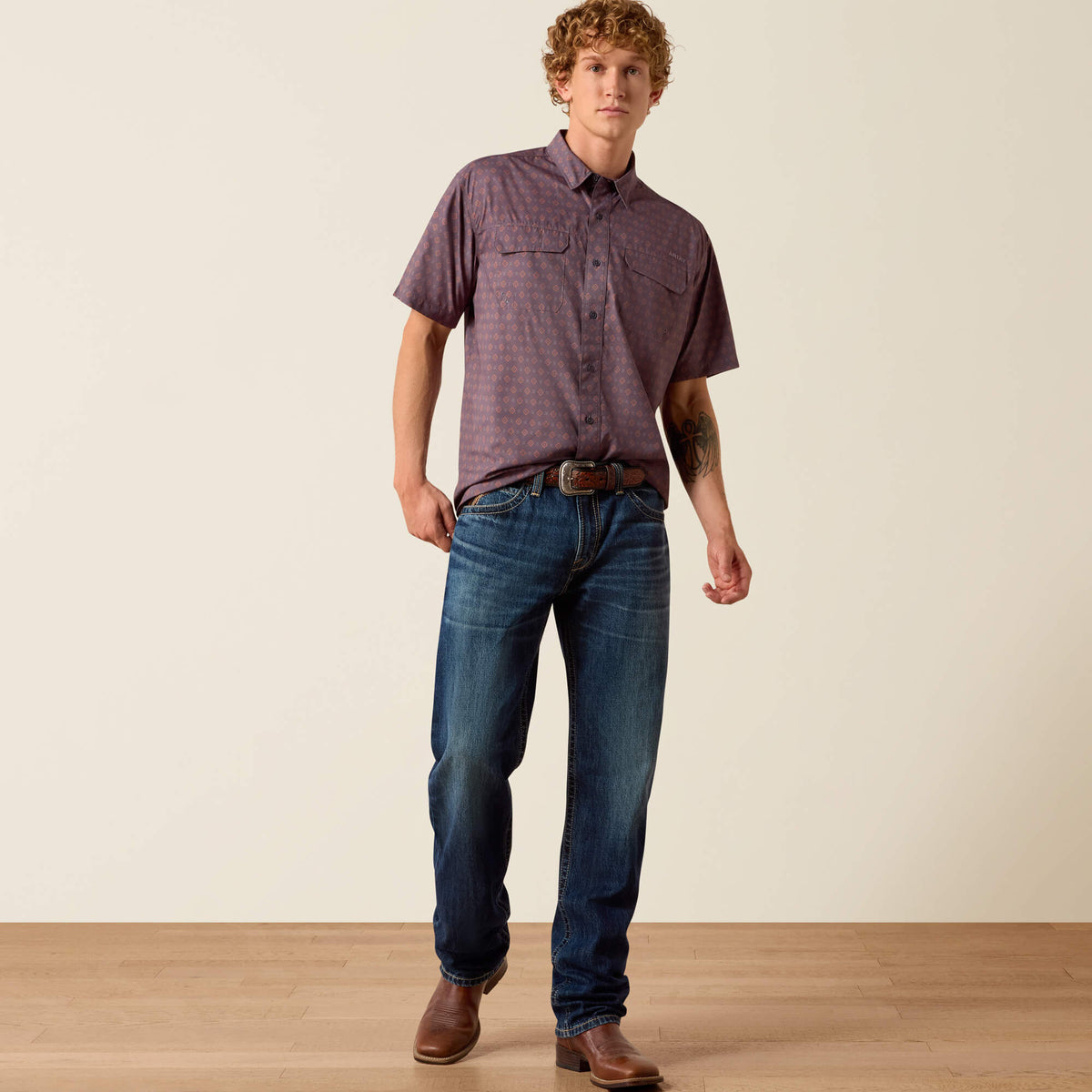 Ariat Value | Printed VentTEK Outbound Classic Fit Shirt