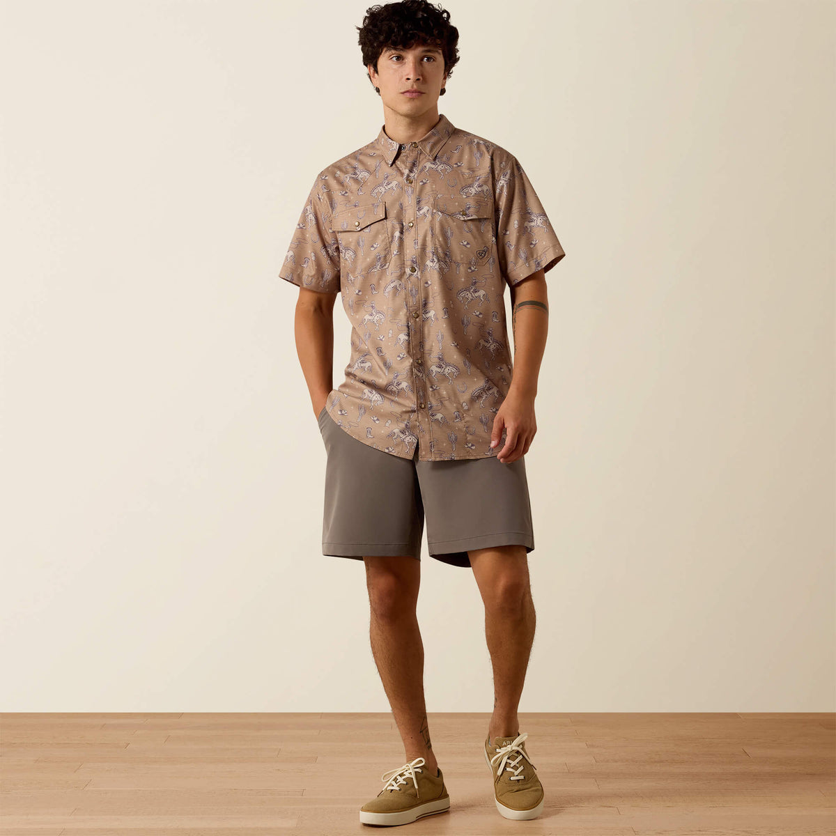 Ariat Premium | Printed VentTEK Western Fitted Snap Shirt