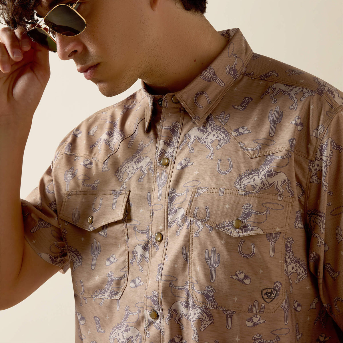 Ariat Premium | Printed VentTEK Western Fitted Snap Shirt