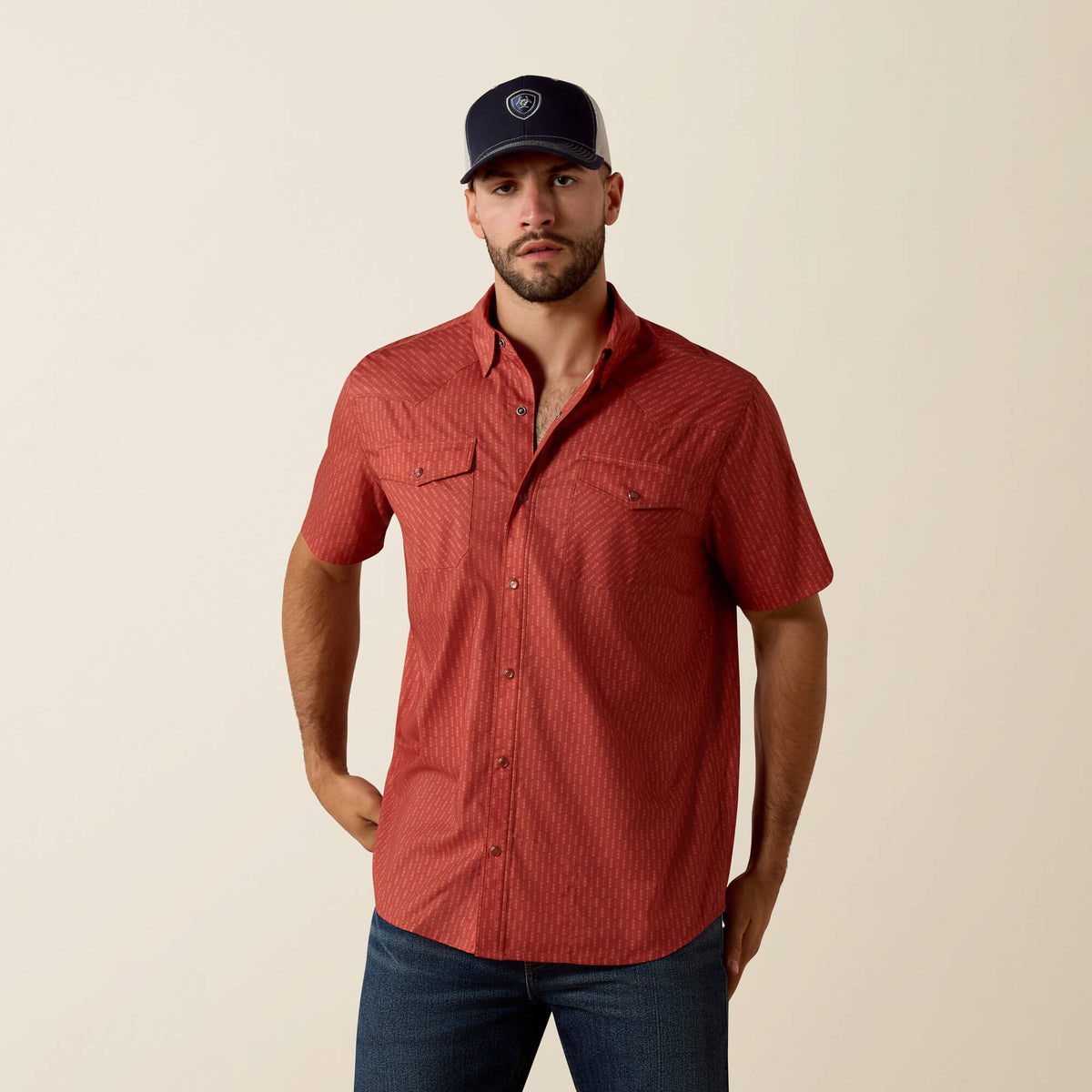 Ariat Great Value | Printed VentTEK Western Fitted Snap Shirt
