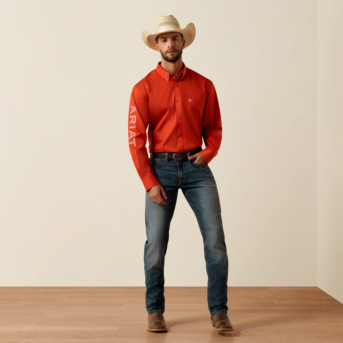 Ariat Latest | Team Logo Lightweight Twill Classic Fit Shirt