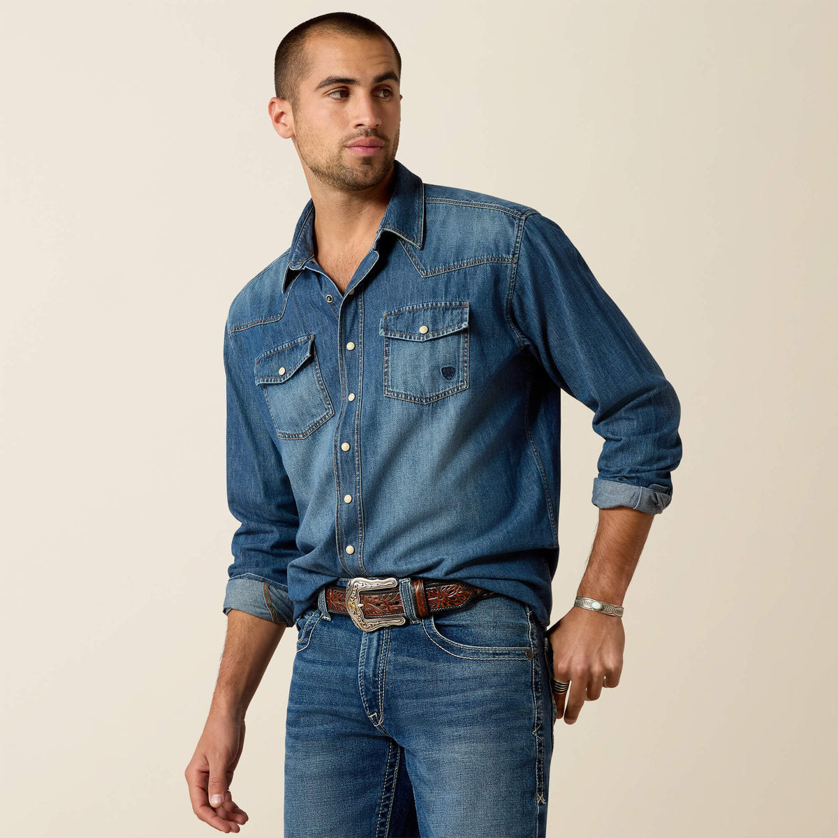 Ariat Best Seller | Denim Retro Fit Shirt