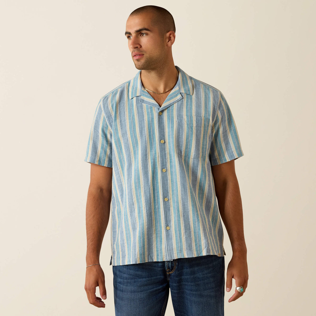 Ariat Quality | Retro Camp Classic Fit Shirt