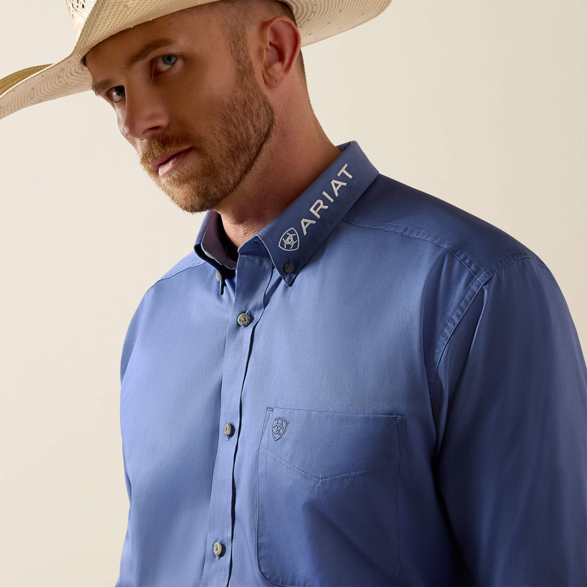 Ariat Smart Buy | Team Logo Lightweight Twill Classic Fit Shirt