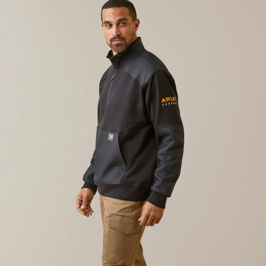 Ariat Essential | Rebar Workman Duracanvas 1/4 Zip Sweatshirt