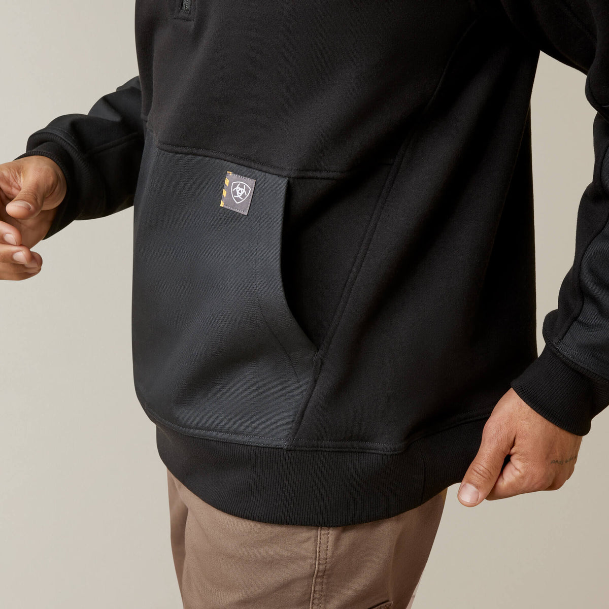 Ariat Essential | Rebar Workman Duracanvas 1/4 Zip Sweatshirt