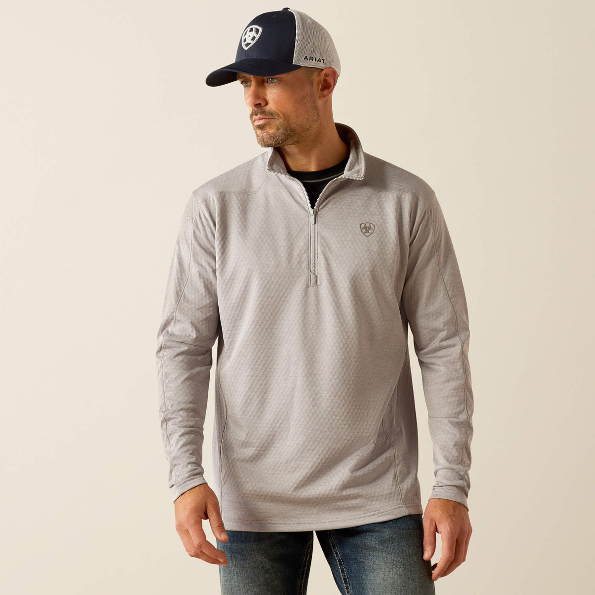 Ariat Essential | Hex Fleece 1/2 Zip Baselayer