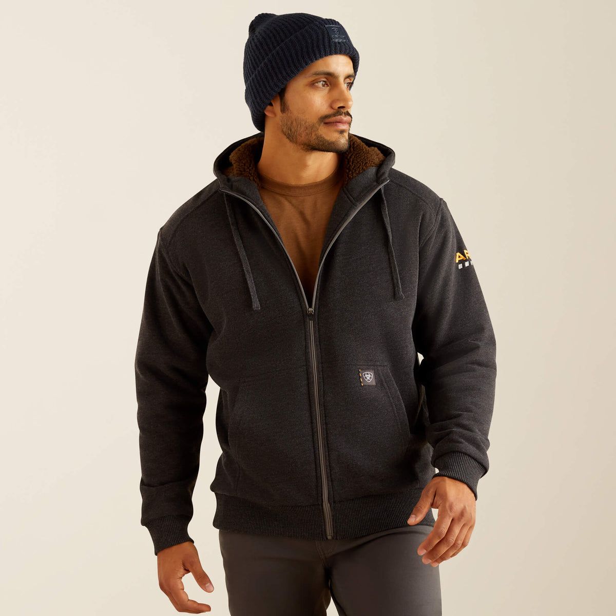 Ariat Classic | Rebar All-Weather Sherpa-Lined Full Zip Hoodie