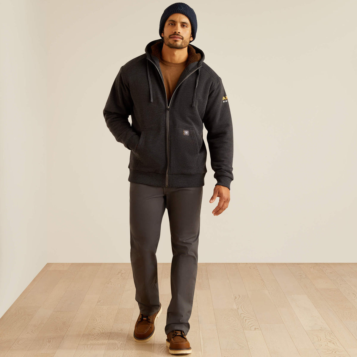 Ariat Classic | Rebar All-Weather Sherpa-Lined Full Zip Hoodie