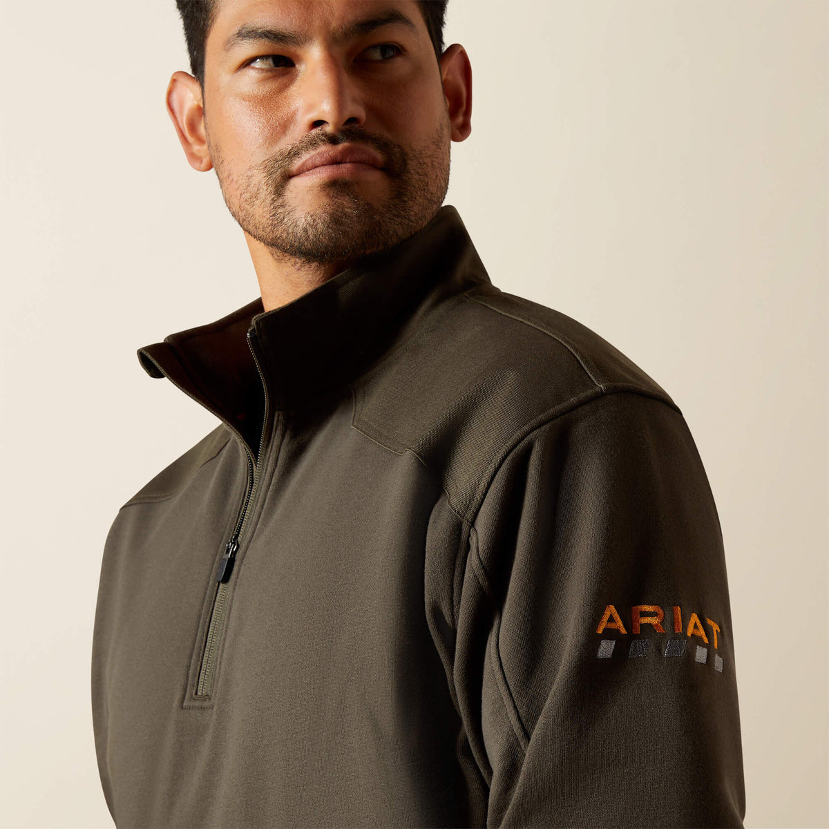 Ariat Quality | Rebar Workman Duracanvas 1/4 Zip Sweatshirt