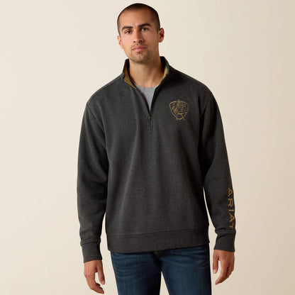 Ariat Top Pick | Logo PBR 1/4 Zip Sweatshirt