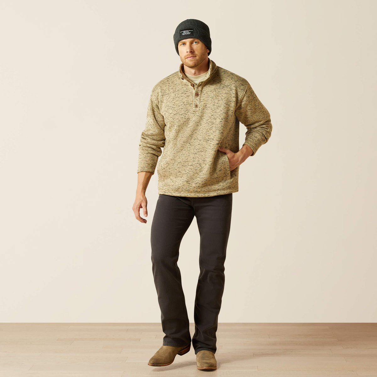 Ariat Essential | Caldwell 1/4 Button Sweater