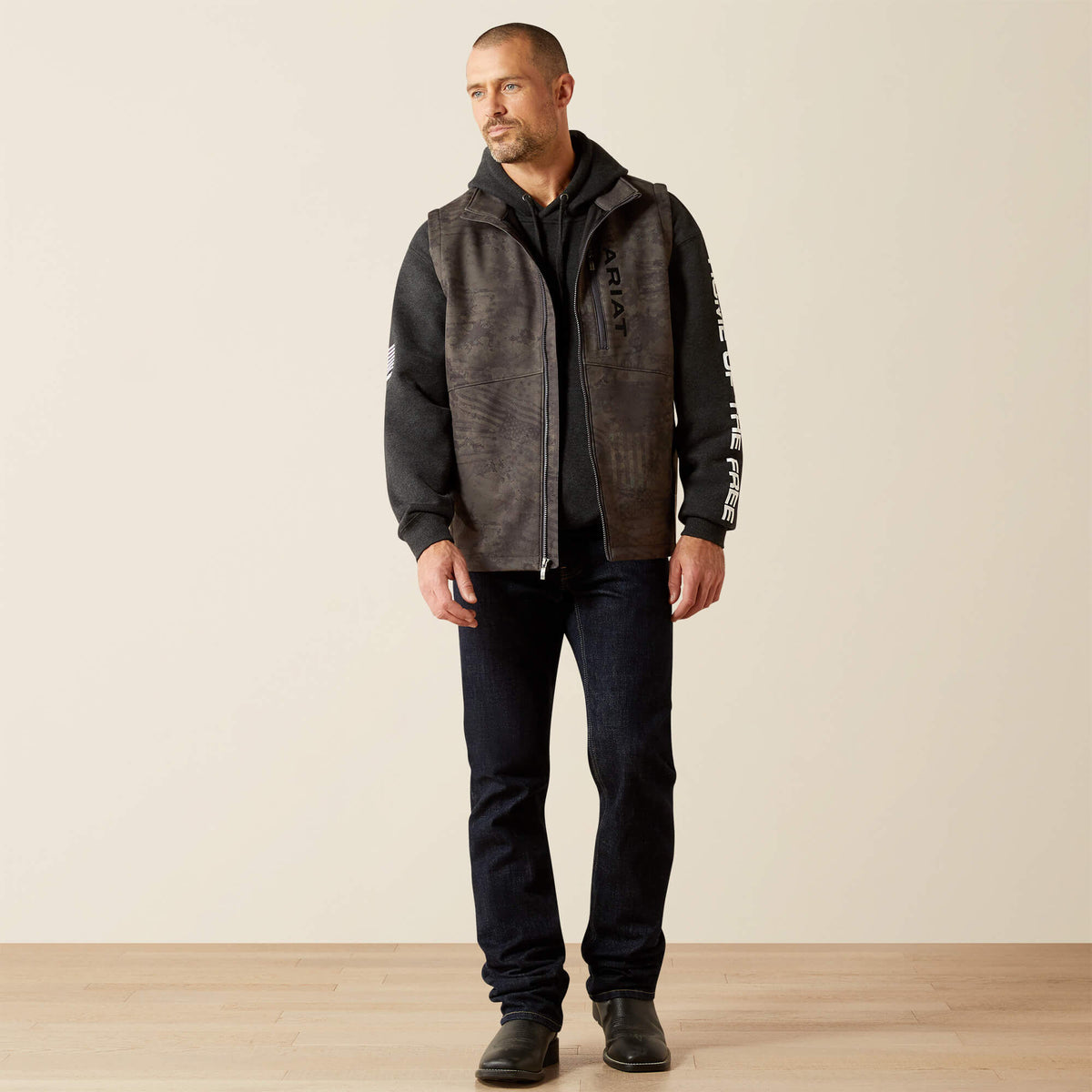 Ariat Recommended | Patriot Flag Softshell Vest
