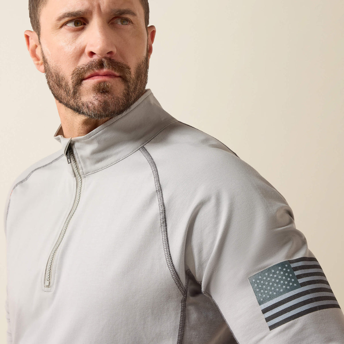 Ariat Customer Favorite | FR Combat Stretch Patriot 1/4 Zip Work Shirt