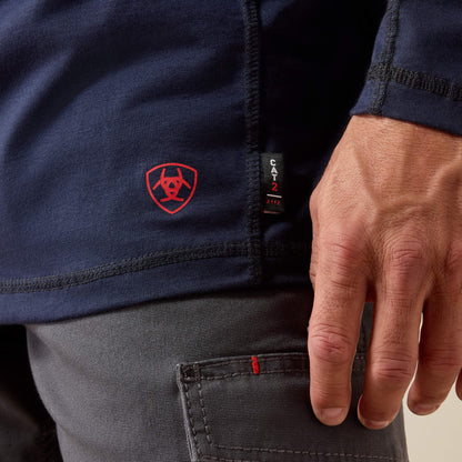 Ariat Best Price | FR Combat Stretch Patriot 1/4 Zip Work Shirt