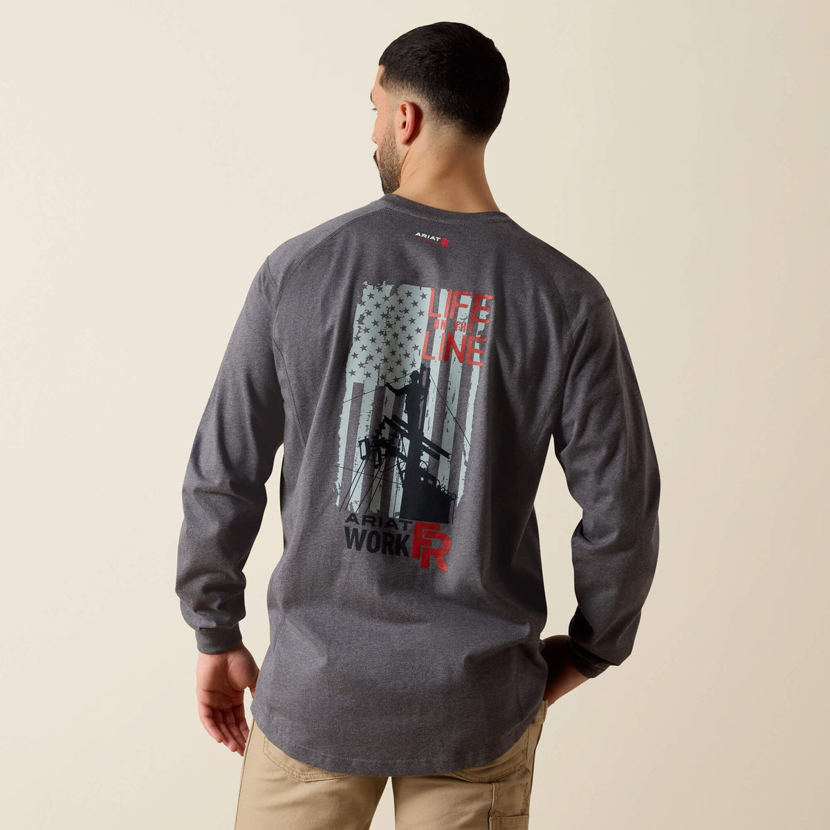 Ariat New | FR Air Life on the Line Graphic Top