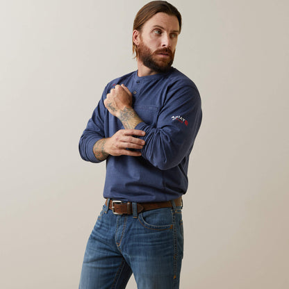 Ariat Signature | FR Air Refinery Row Graphic Henley Top
