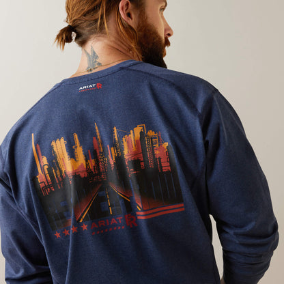 Ariat Signature | FR Air Refinery Row Graphic Henley Top