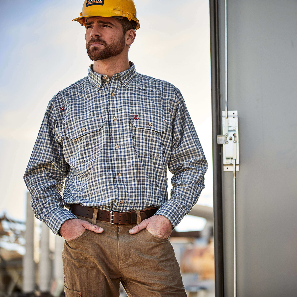 Ariat Discount | FR Plaid Featherlight Work Shirt