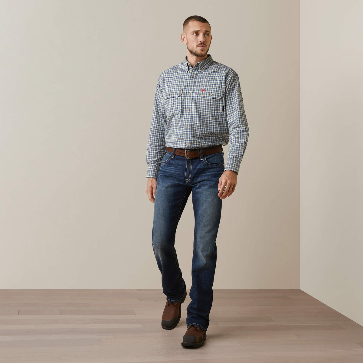 Ariat Discount | FR Plaid Featherlight Work Shirt