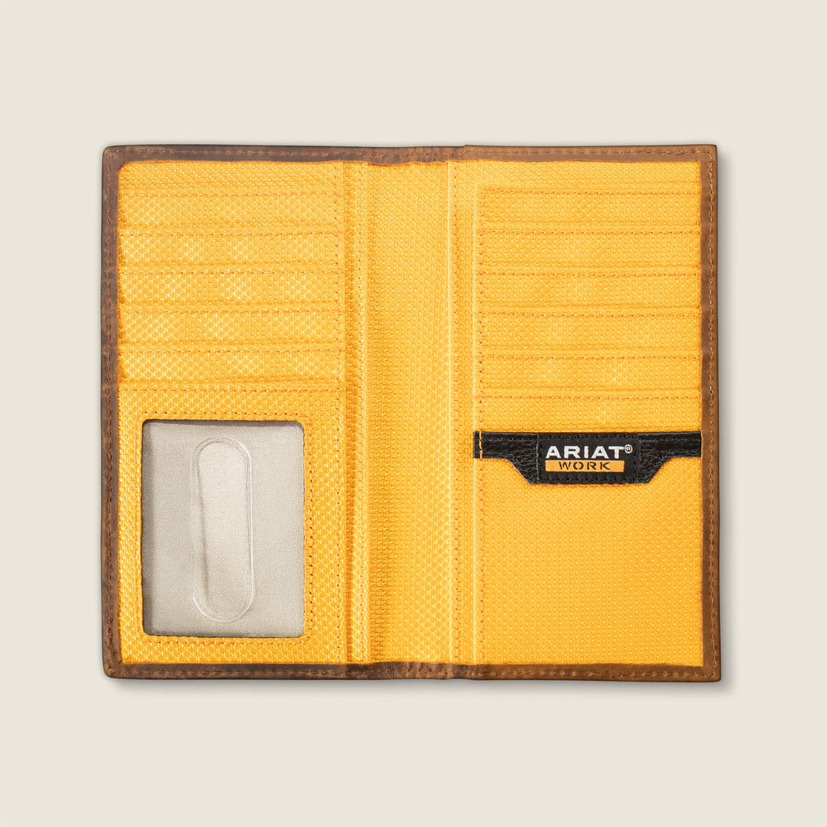 Ariat Quality | Work Roughneck Label Canvas Trifold Wallet