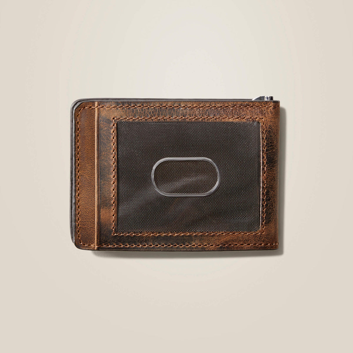 Ariat Discount | Bifold Slim Wallet Patriot Flag Embroidery