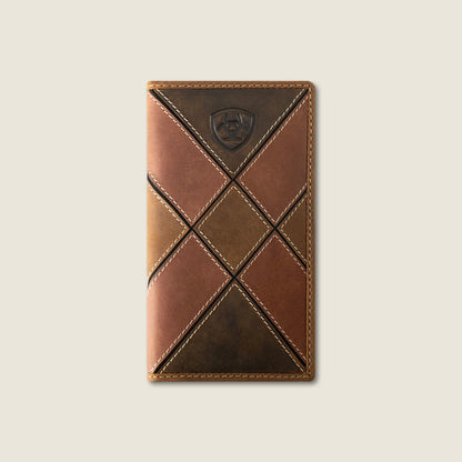 Ariat Classic | Patchwork Embroidered Logo Rodeo Wallet