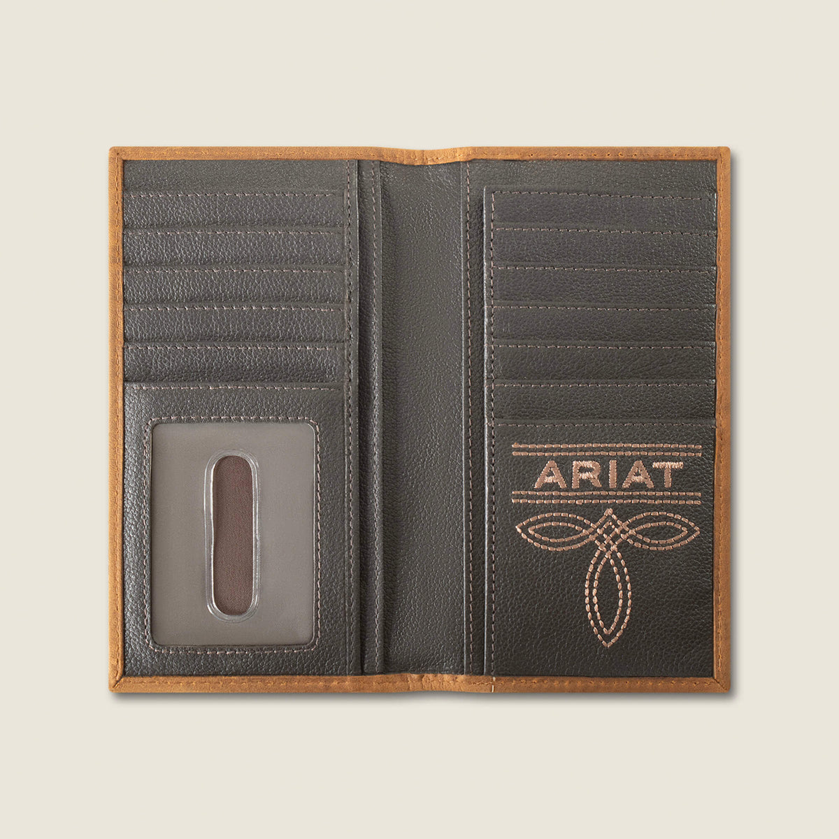 Ariat Classic | Patchwork Embroidered Logo Rodeo Wallet