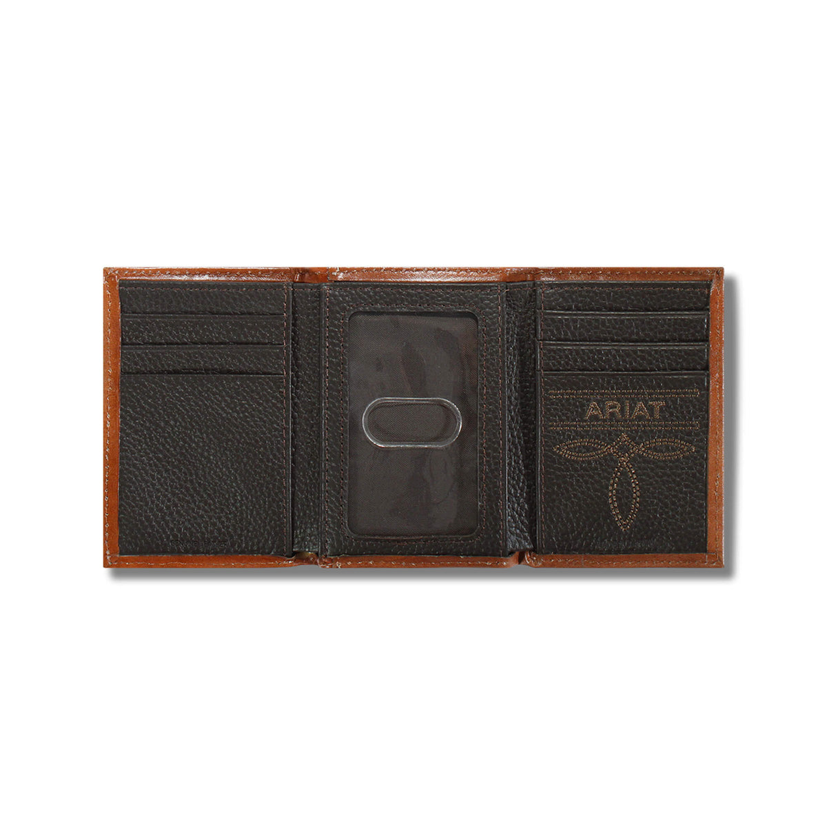 Ariat Signature | Lattice embossed trifold wallet