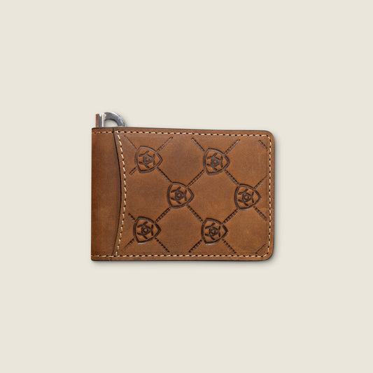 Ariat Exclusive | Ariat Logo Print Money Clip Wallet