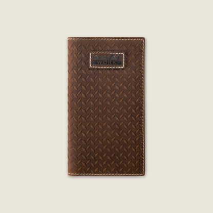 Ariat Special Offer | Diamond Plate Embossed Checkbook Wallet