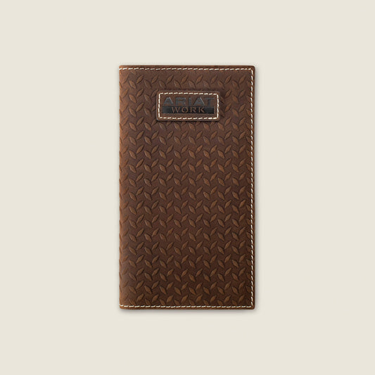 Ariat Special Offer | Diamond Plate Embossed Checkbook Wallet
