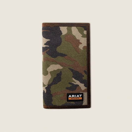 Ariat Smart Buy | Camo Inlay Checkbook Wallet