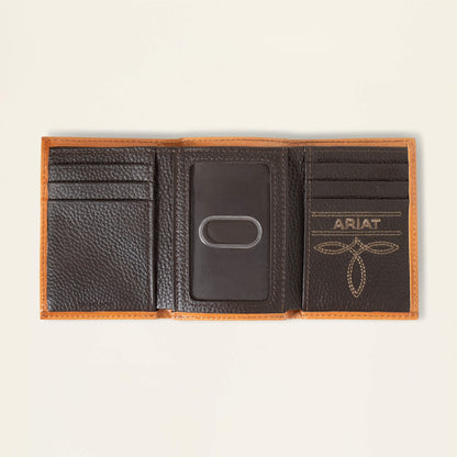 Ariat Quality | Southwest Emboss Trifold Wallet