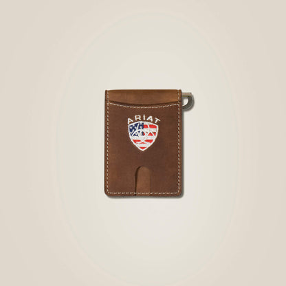 Ariat Customer Favorite | Flag Shield Clip Wallet