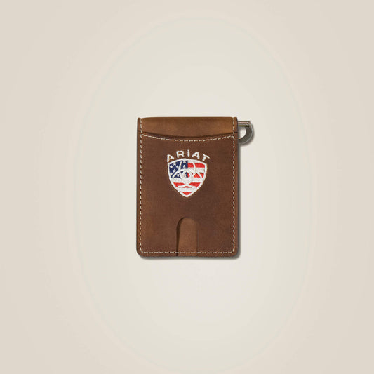 Ariat Customer Favorite | Flag Shield Clip Wallet